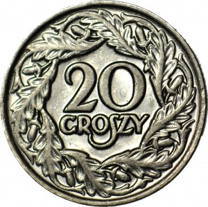 20 groszy 1923, zecca