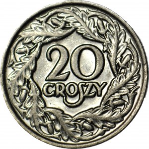 20 pennies 1923, minted