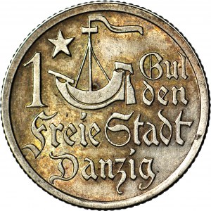 Freie Stadt Danzig, 1 Gulden 1923, gemünzt