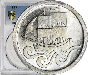 Ville libre de Dantzig, 1/2 florin 1923, frappé