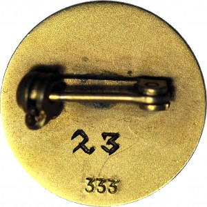 RRR-, Bund der Danziger e.V, Badge, or, petit numéro - 23