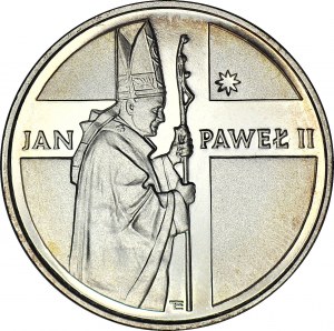 10,000 zl 1989, John Paul II, Broad Cross