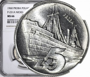 5 Gold 1960, Waryński, PRÓBA NIKIEL