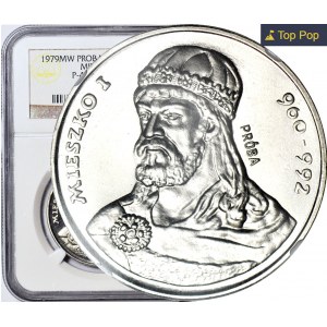 200 Gold 1979 Mieszko I, SAMPLE NIKIEL