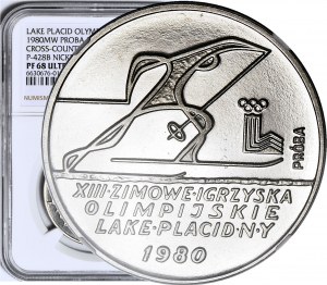 200 złotych 1980, Lake Placid - bez znicza, PRÓBA NIKIEL