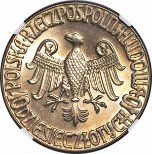 R-, 10 zloty 1964 Casimir the Great without inscription PRÓBA, mintage of 1000 pcs.