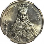 R-, 100 zloty 1988, Warsaw, Jadwiga, WITHOUT PROJECTOR MONOGRAMS