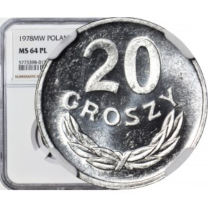 R-, 20 Pfennige 1978, PROOFLIKE