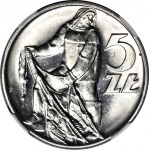 5 gold 1974, Fisherman, mint