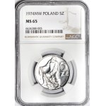 5 gold 1974, Fisherman, mint