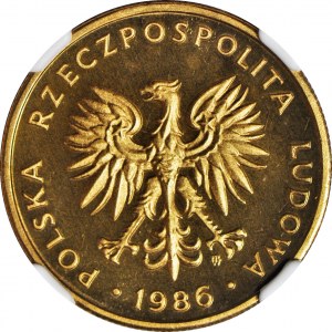5 oro 1986, edizione di 5.000, LUSTRABILE
