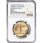 10 Gold 1965, Große Säule, postfrisch