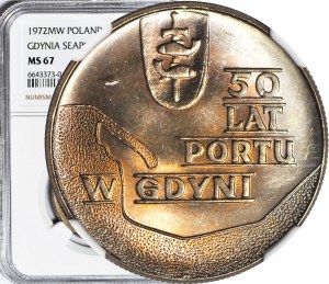 10 złotych 1972, Port w Gdyni, mennicza