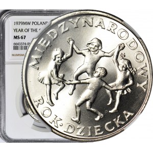 20 złotych 1979, Rok dziecka, menniczy