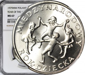 20 złotych 1979, Rok dziecka, menniczy