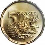5 groszy 1991 MW, Warsaw, minted