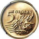 5 groszy 1992 MW, Warsaw, minted
