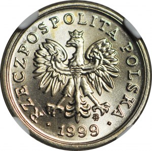 10 groszy 1999 MW, Varšava, mincovna