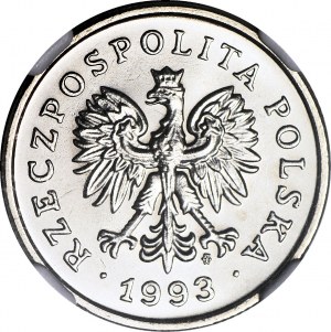 1 złoty 1993 MW, Warszawa, mennicze