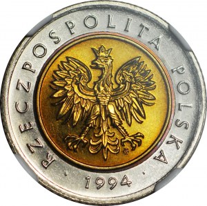 5 oro 1994, zecca