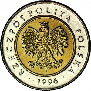 5 złotych 1996, MW, Warszawa, mennicze