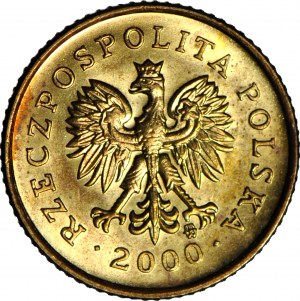 R-, 1 Penny 2000, mincovňa zničená, REVERSE 180 stupňov