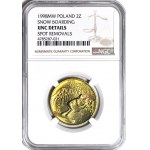 RR-, 2 złote 1998, Nagano, DESTRUKT, płynący stempel awersu