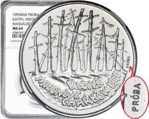 RRR-, 2 Oro 1995, Katyń, MIEDZIONIKIEL PRÓZE, estremamente raro