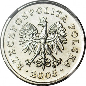 RR-, 5 pennies 2005, MIEDZIONIKIEL SAMPLE, very rare