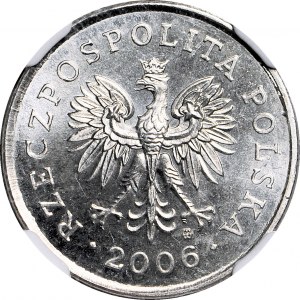 RR-, 5 pennies 2006, MIEDZIONIKIEL SAMPLE, very rare
