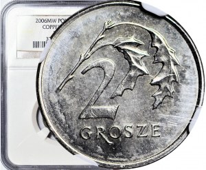 RR-, 2 haliere 2006, PROSPECTED MINT, veľmi vzácne