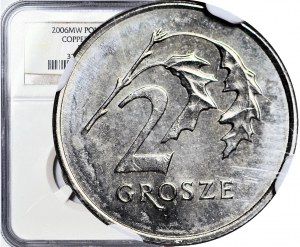 RR-, 2 penny 2006, PROSPECTED MINT, molto raro