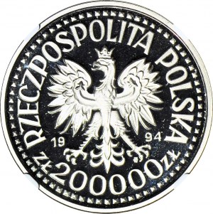 200.000 oro 1994, mezza figura di Sigismondo I il Vecchio, PREMIO DEL SEGNALE