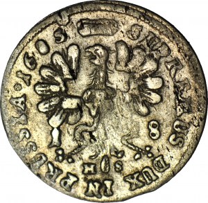 Niemcy, Brandenburgia-Prusy, Fryderyk Wilhelm, Ort 1685 HS, Królewiec, piękny