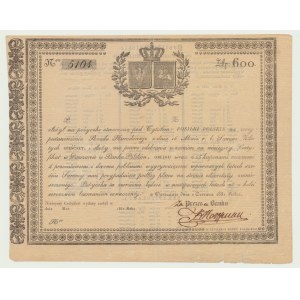 Powstanie Listopadowege, 600 złotych 1831 r., na Posiłki Polskie