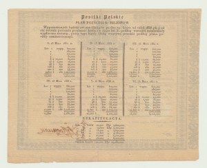 Povstanie v Listopadowege, 600 zl 1831, pre poľské jednotky