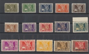 R-, Trésor national, 1 - 250.000 Marks 1920-24, 15 pièces, Pour l'achat d'or et d'argent