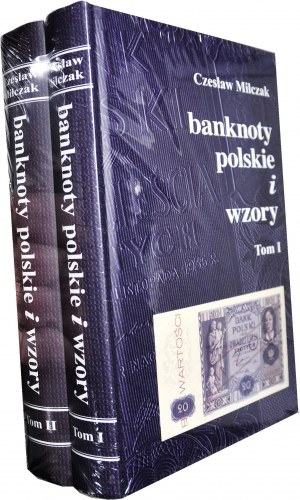 Cz. Miłczak, Katalog Banknoty Polskie i Wzory tom I i II, nowe egzemplarze