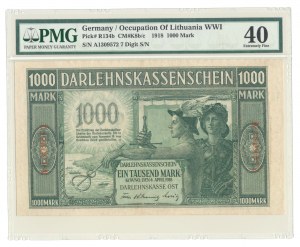 Kaunas 1000 marks 1918, 7 figurines, rare