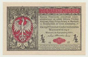 1/2 marki polskiej 1916 Generał, ser. B