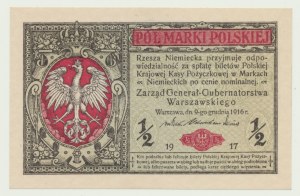 1/2 polské značky 1916 General, ser. B