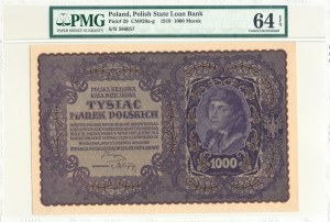1000 marks 1919, 2nd Series F