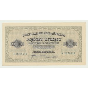 500,000 Polish marks 1923, ser. H