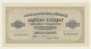 500.000 marek polskich 1923, ser. H