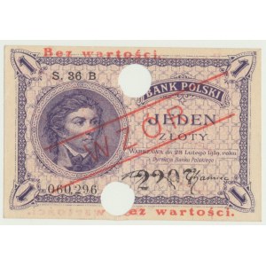 1 gold 1919, ser. S. 36 B, MODEL
