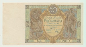 50 Zloty 1925, ser. AB, seltener Jahrgang