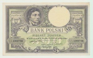 500 zloty Kosciuszko, 28.02.1919, serie SA