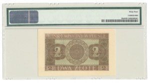2 zloty 1940, MODELLO, ser. B 0000000, MOLTO RARO