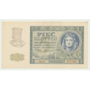 5 gold 1940, first rare ser. A