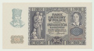 20 zloty 1940, serie L